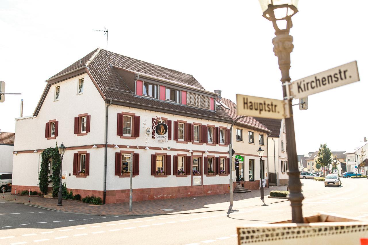 Hotel Loewen Eggenstein-Leopoldshafen Eksteriør bilde